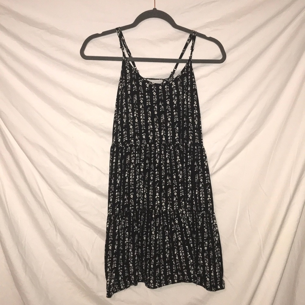 Mudd Black Floral Sundress
